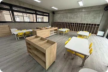 Infraestructura de los salones Innova Schools